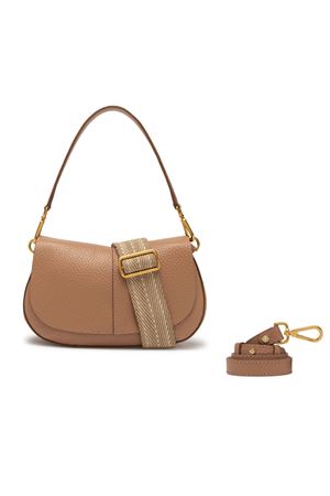 Helena Round in double brown bubble leather GIANNI CHIARINI | BS11088TKLNAMCP5313